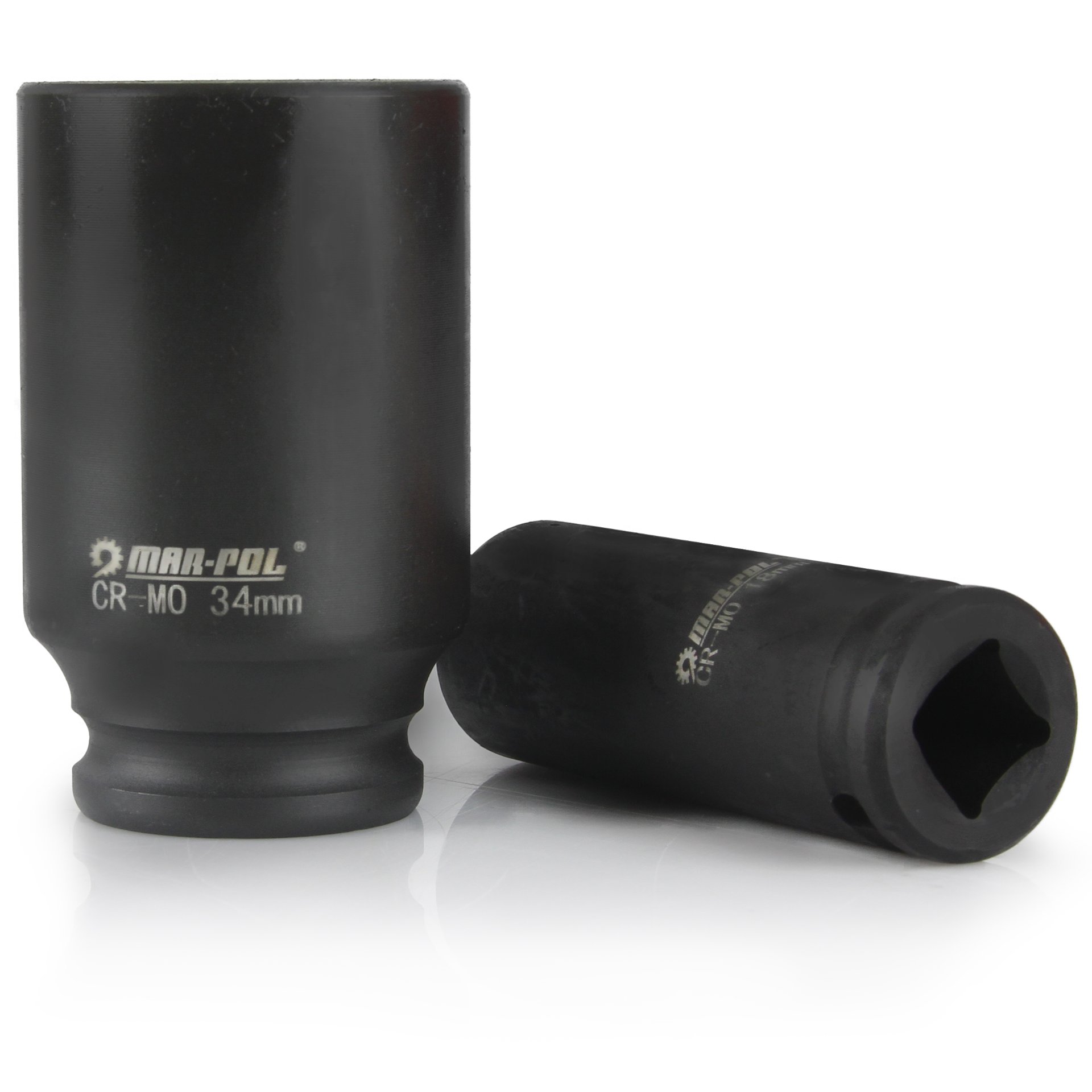 Mar-pol M58258 Nástrčné klíče hlavice sada 1/2" 10-38mm 20ks