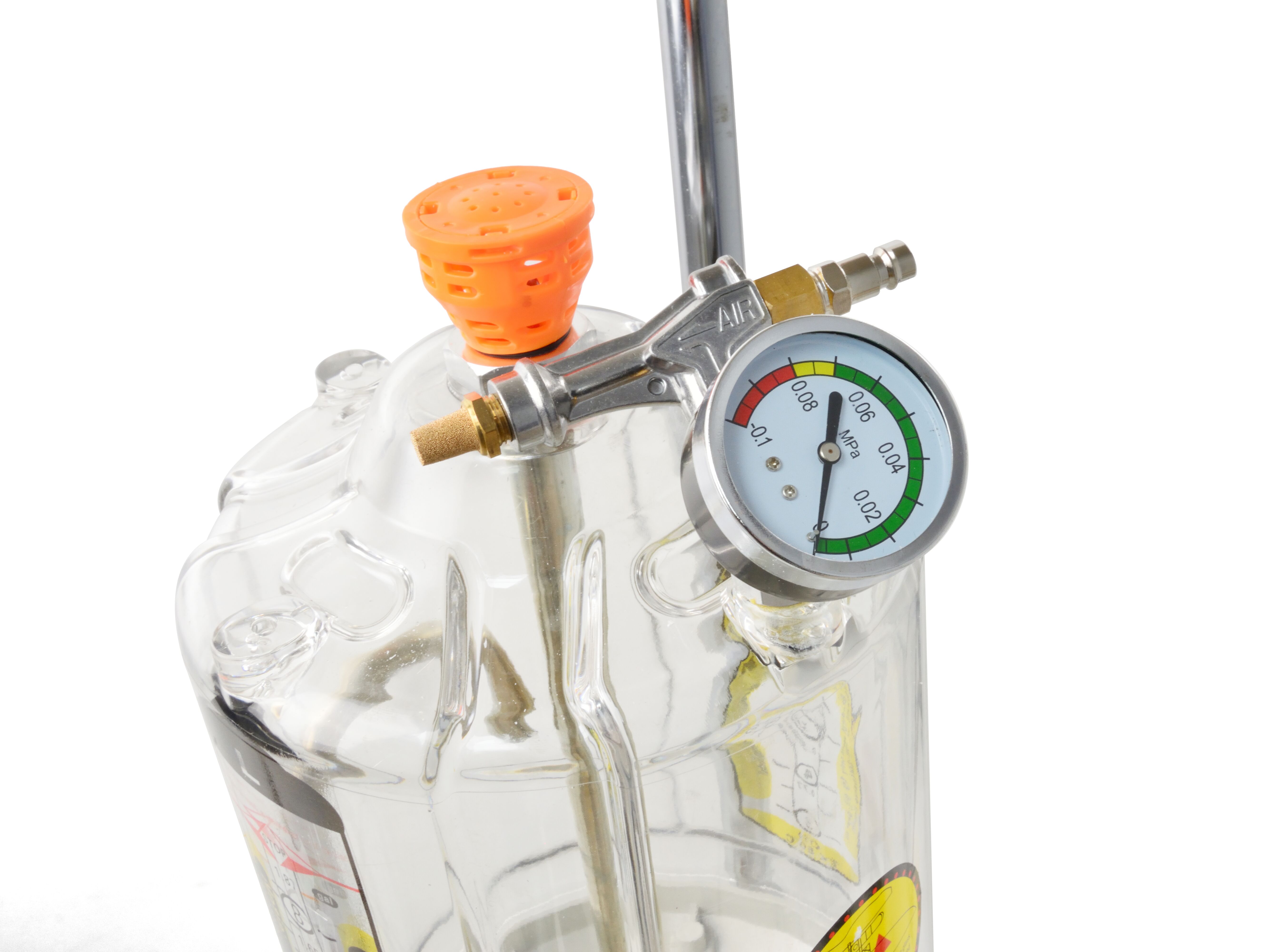 GEKO G02122 Pneumatická odsávačka / vypouštěčka oleje 80L jímka, trychtýř