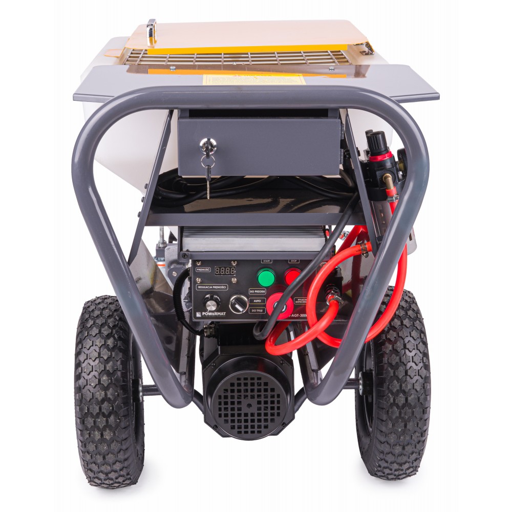 POWERMAT PM-AGT-3000M Omítací stroj omítačka na omítku 55L 3000W +příslušenství