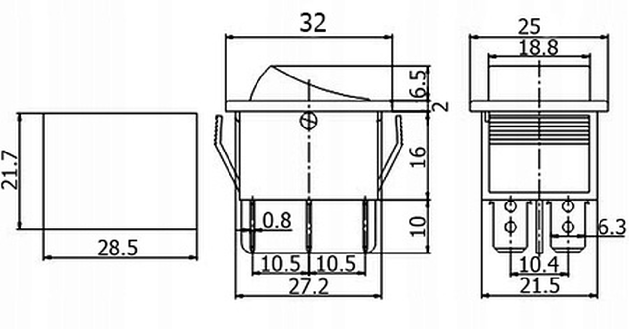 MAR-POL P00203 Přepínač pro elektronářadí KCD 230V