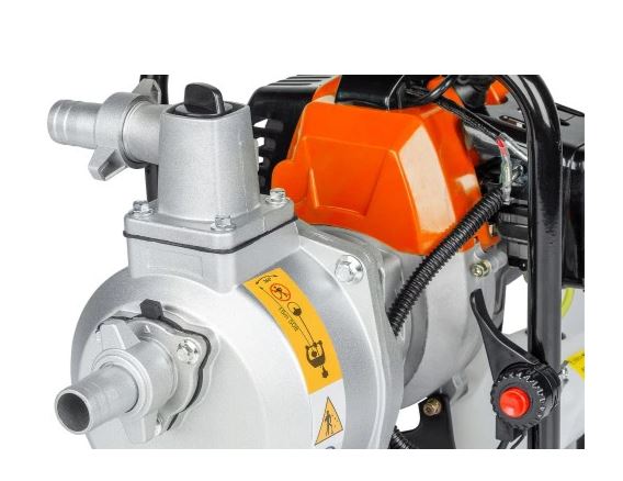 EUROCRAFT WP10 sada Benzínové motorové čerpadlo na vodu 1" 3,8kW / 5,2HP příslušenství 