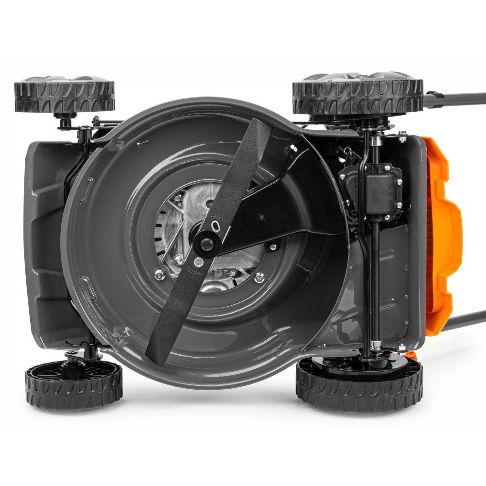 Powermat PM-KSS-5S 3700W Motorová sekačka benzínová na trávu, 4 taktní 5HP s pojezdem