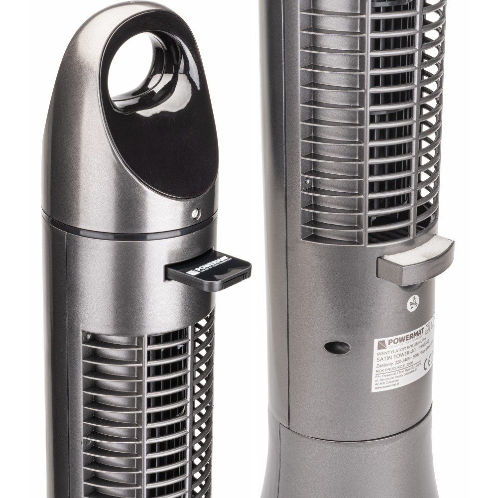 Powermat Satin Tower-80 Věžový sloupový ventilátor 98cm 80W větrák