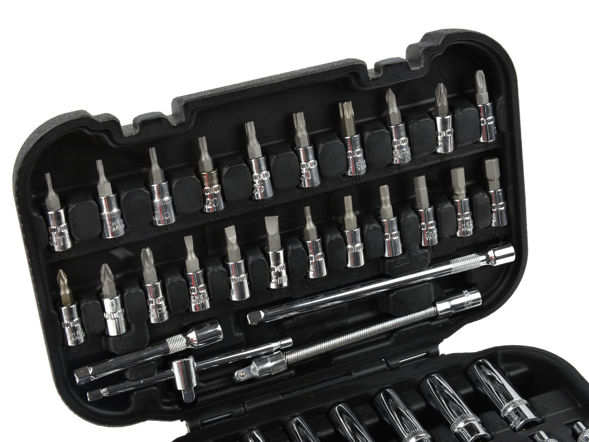 GEKO G10153 Sada nástrčných klíčů torx 1/4" 56ks