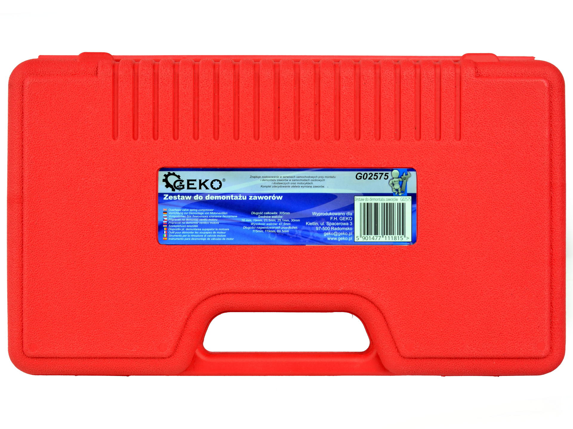 GEKO G02575 Sada na montáž demontáž ventilů