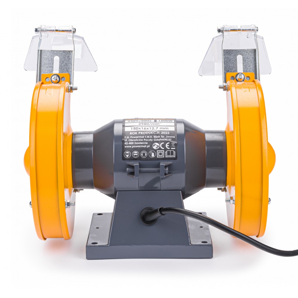 POWERMAT PM-SS-1500M 1500W Dvoukotoučová stolní bruska 150mm