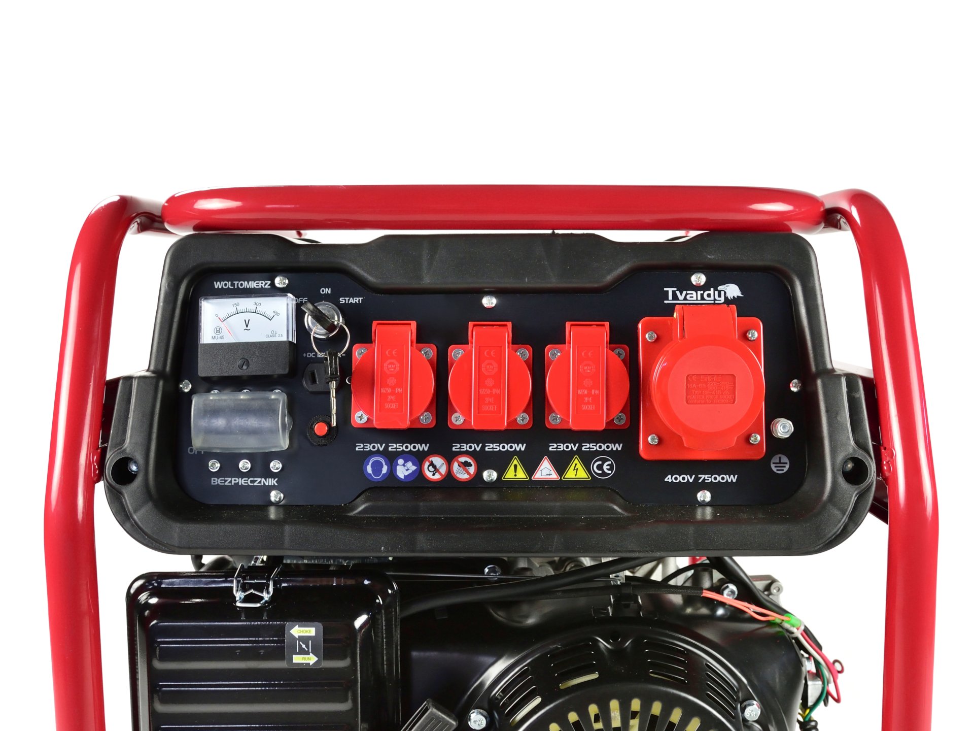 Tvardy T05004 Elektrocentrála s elektronickým startováním 17HP 8,5KW 400V