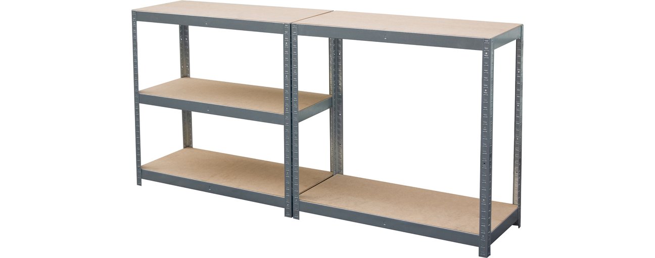 GEKO G10875 Kovový regál 180x90x40cm 175kg 5 polic