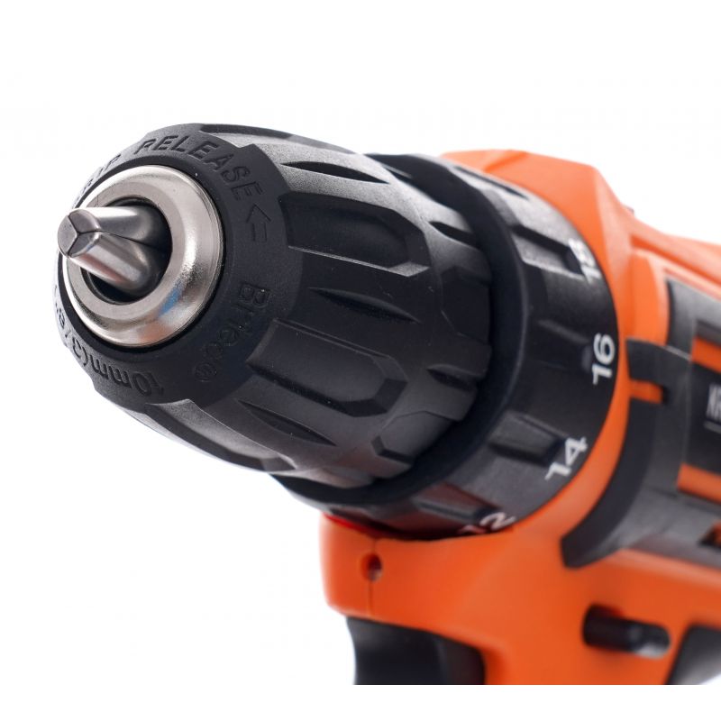 KRAFT&DELE KD3065 Akumulátorová vrtačka šroubovák 18V Li-Ion+ magnetický držák bitů 1/4" 60 mm