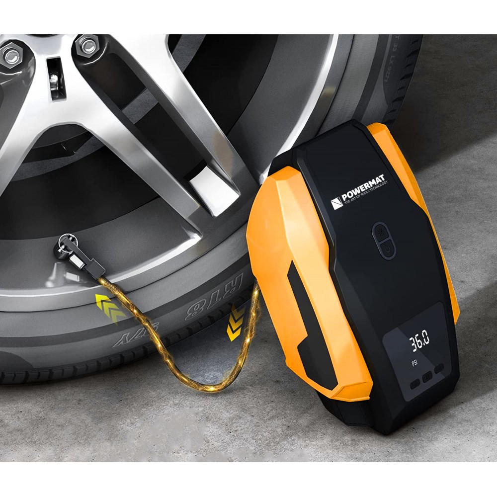 POWERMAT PM-KB-120M Bezolejový automobilový kompresor 12V 120W