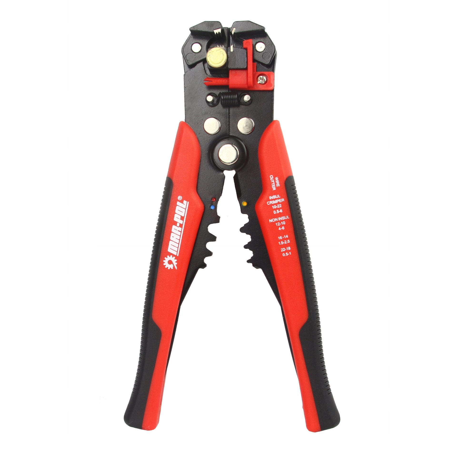 MAR-POL M49529 Multifunkční kleště odizolovací krimpovací 0,5-6mm² konektory