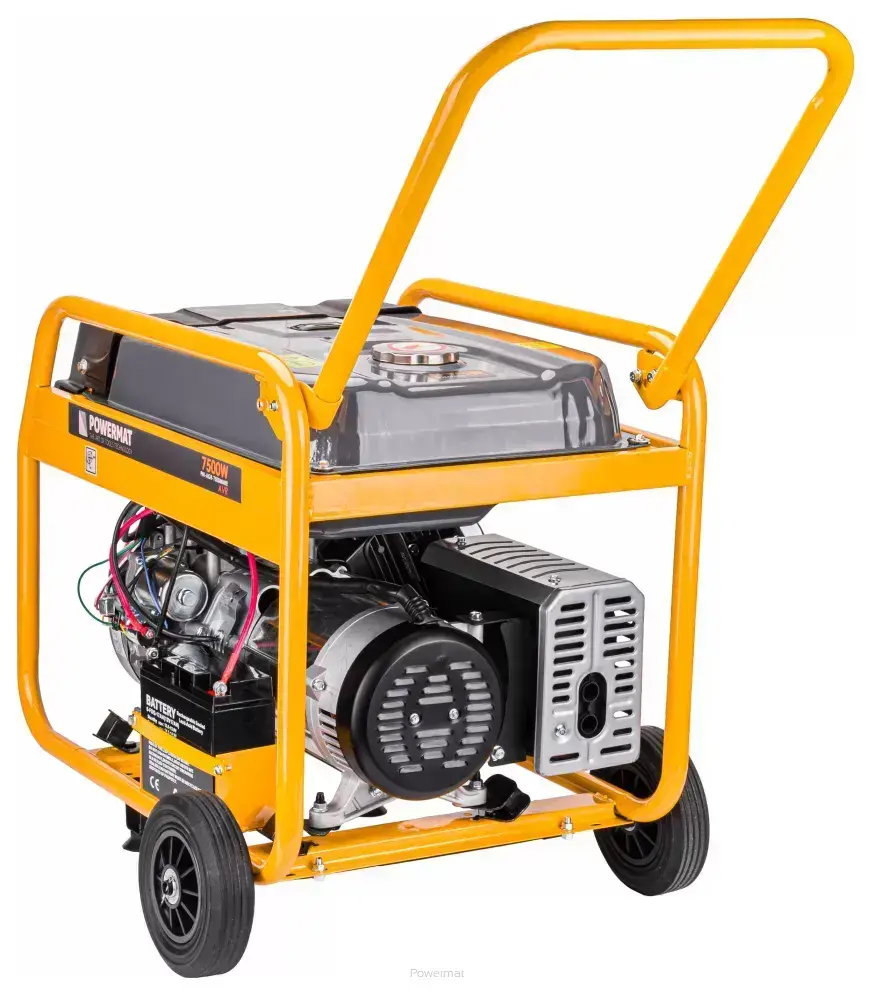 POWERMAT PM-AGR-7500MNKE ELEKTROCENTRÁLA GENERÁTOR PROUDU 17HP 230V/400V 7500W AVR