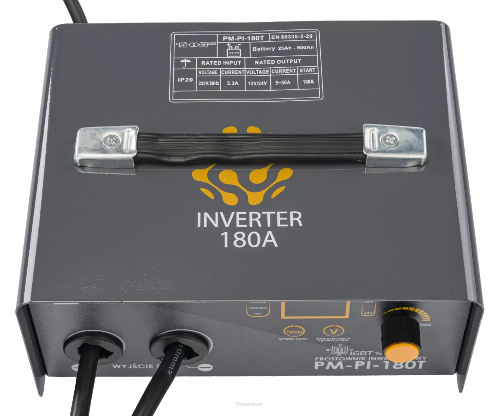 POWERMAT PM-PI-180T Autonabíječka se startérem 12V/24, 180 A