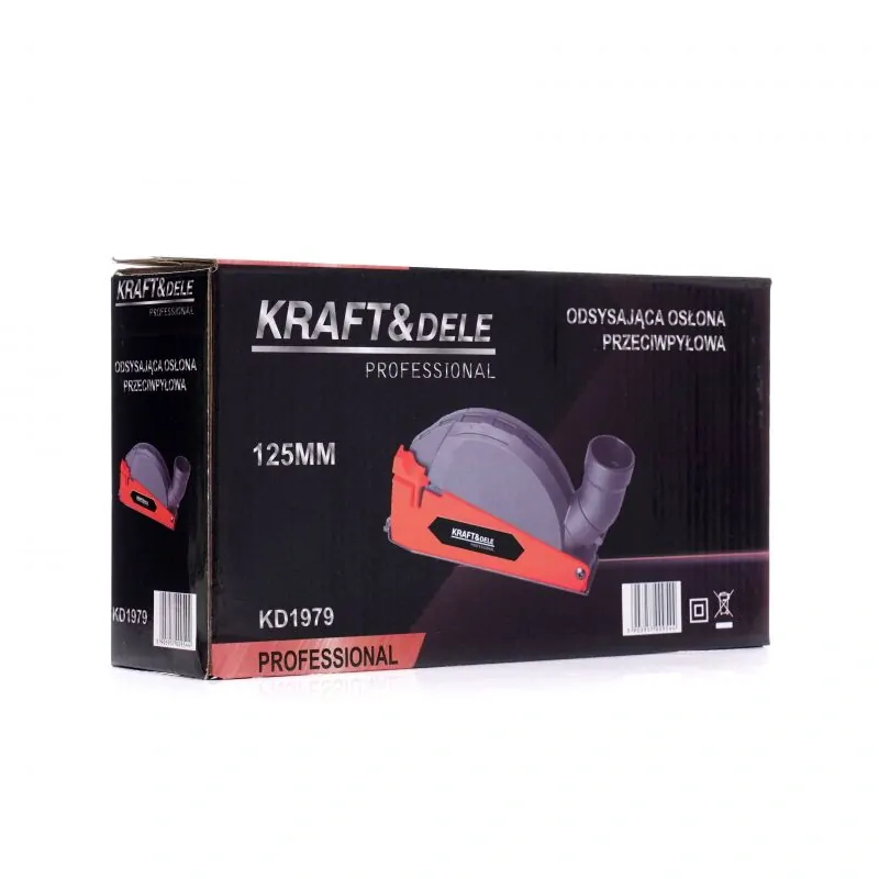 KRAFT&DELE KD1979 Protiprachový odsávaci kryt na úhlovou brusku 125mm