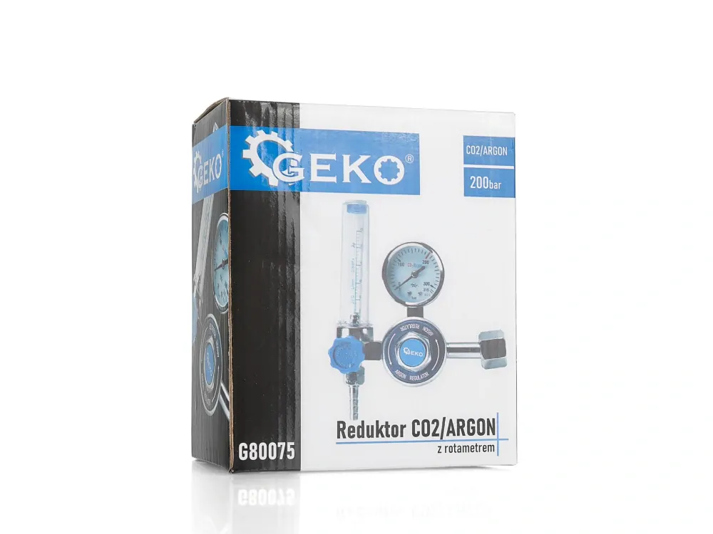 GEKO G80075 Redukční ventil CO2/ARGON s průtokoměrem