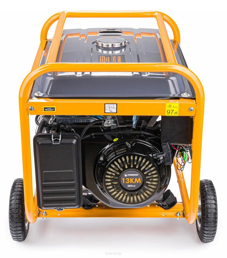POWERMAT PM-AGR-6500M-EL ELEKTROCENTRÁLA GENERÁTOR PROUDU 230 V / 50 Hz 6500W