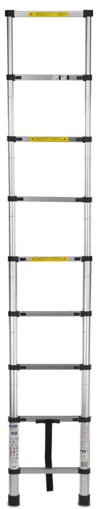 GEKO G02444 Hliníkový teleskopický žebřík 2,6 m 150 kg