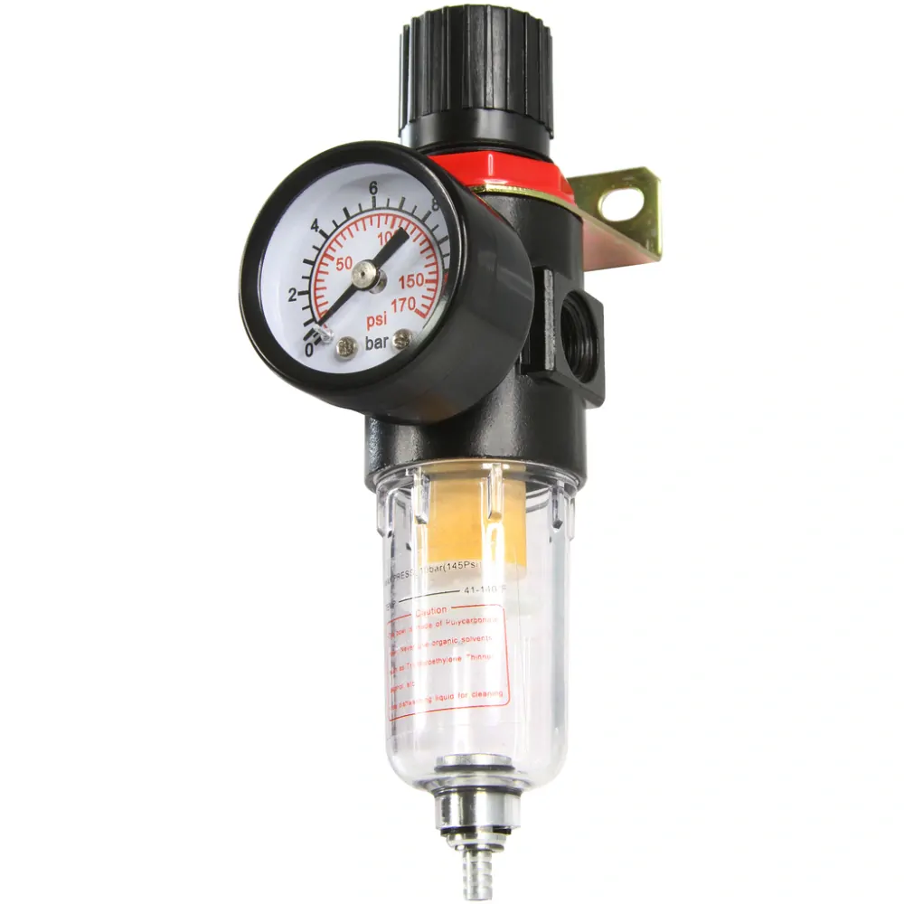MAR-POL M80693 Vzduchový filtr odkalovač s regulátorem 1/4" 15bar BJC