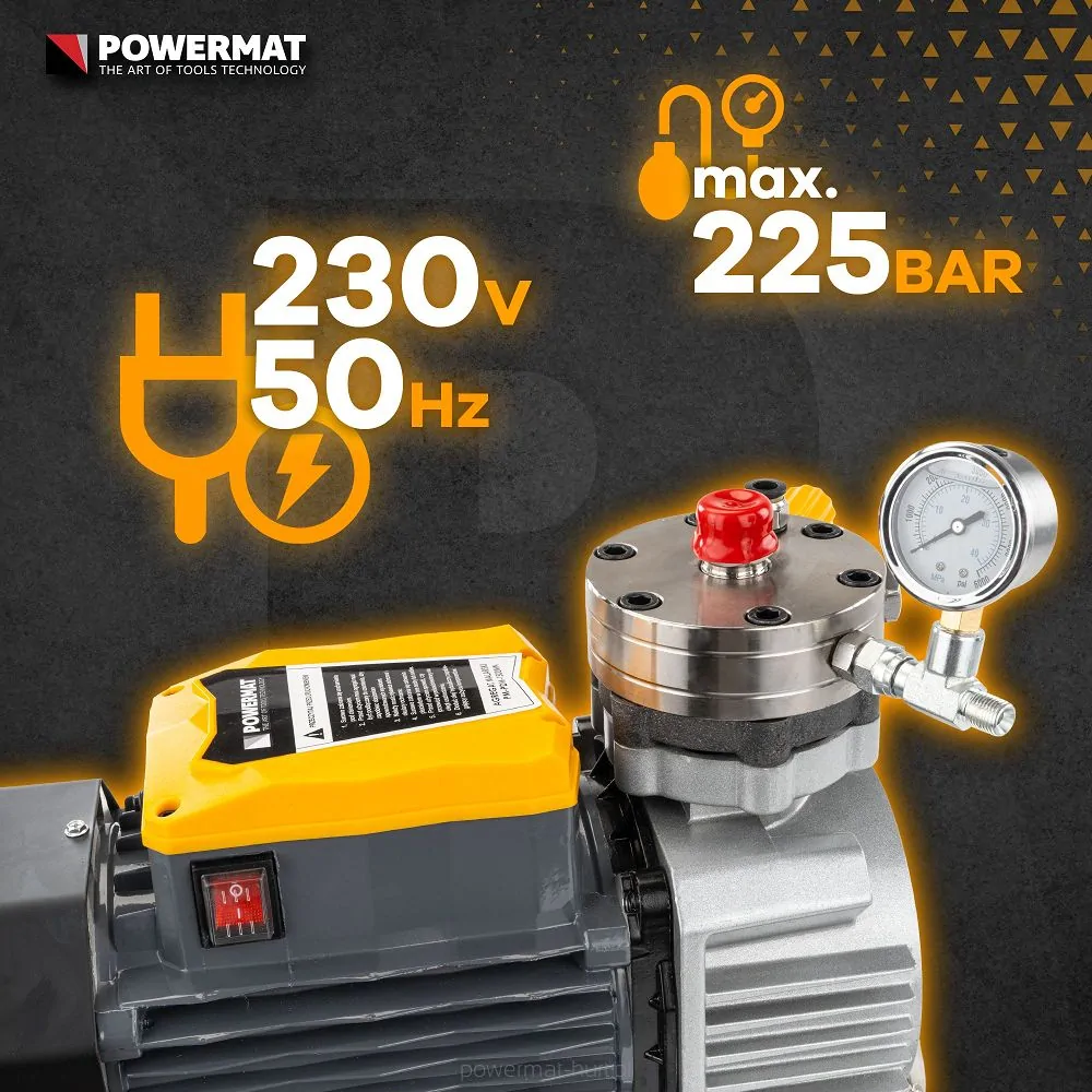 POWERMAT PM-PDM-1500MN Hydrodynamická malířská pistole agregát na malování pístový 1500W