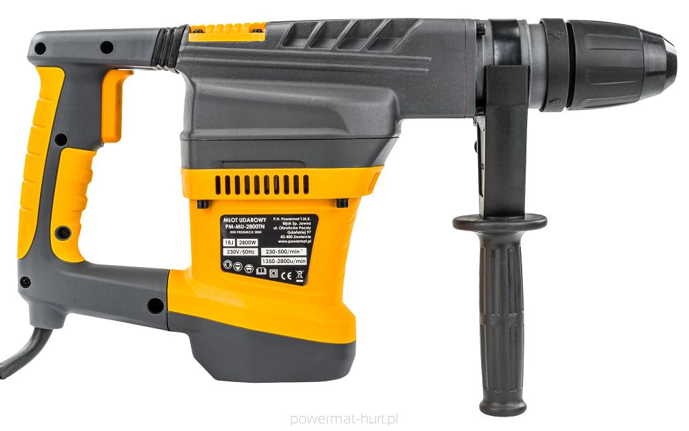 POWERMAT PM-MU-2800TN PŘÍKLEPOVÉ VRTACÍ BOURACÍ KLADIVO 2800W 18J SDS-MAX