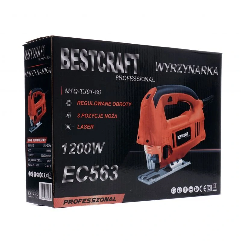 EC563 1200W Elektrická přímočará pila, pilka, řezačka