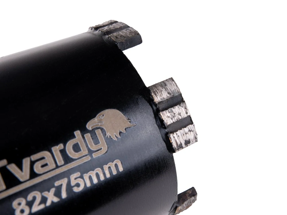 Geko T00799 Korunkový vrták vykružovák do zdi betonu turbo 82mm SDS Plus