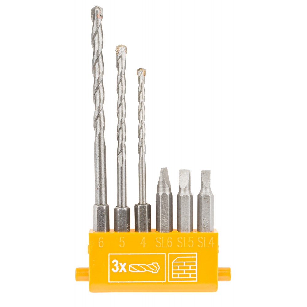 Powermat PM-ZWB-41SU Vrtáky a bity do betonu a dřeva 41ks