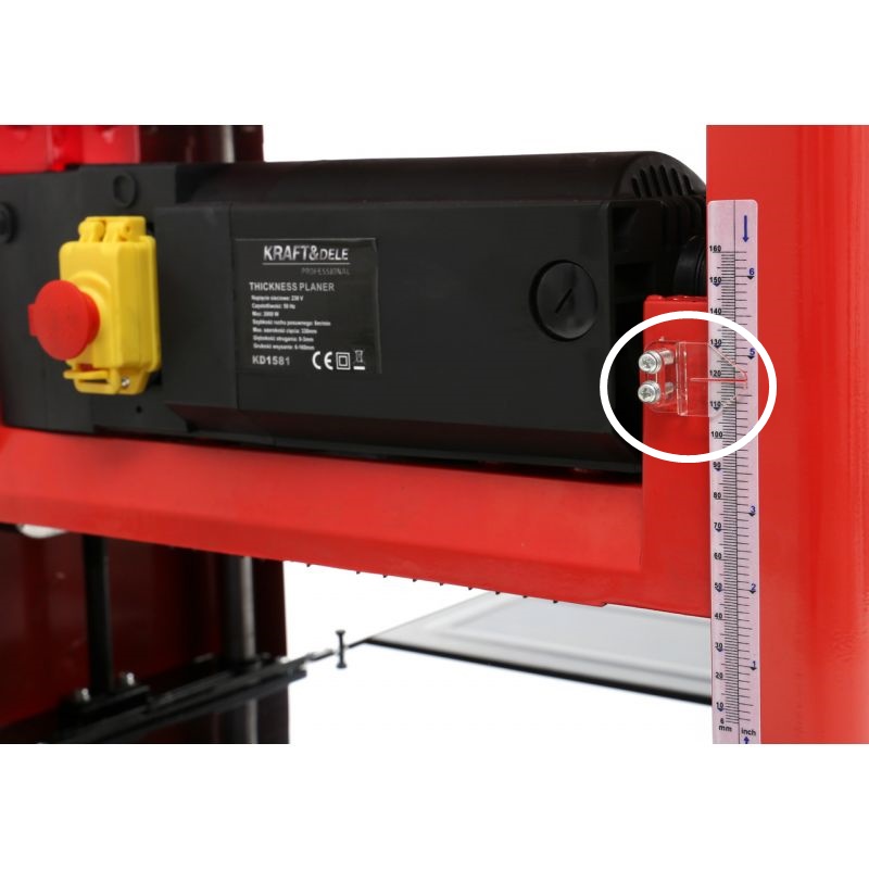 KRAFT&DELE KD1581 Elektrická tloušťkovačka hoblovka hoblík 2000W