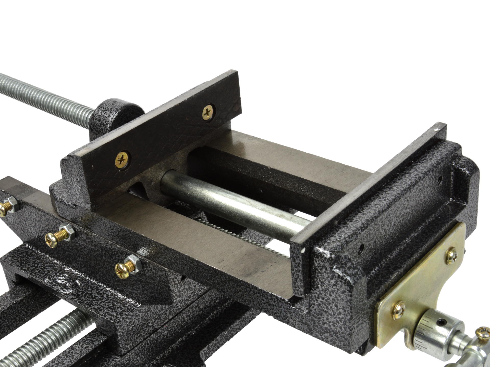 GEKO G01028 Křížový svěrák dvouosý s čelistí 125mm dílenský strojní