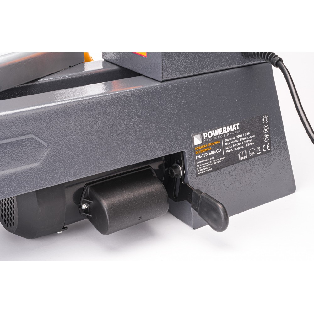 POWERMAT PM-TSD-600LCD Elektrický stolní soustruh na dřevo a příslušenství SADA