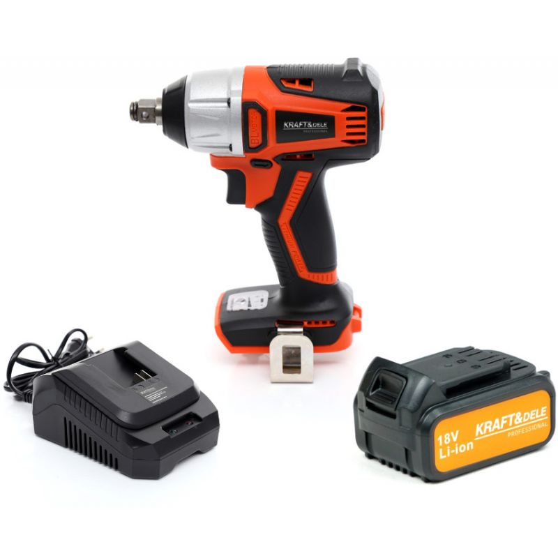 Kraft&Dele KD1750 Rázový utahovák klíč 400Nm 18V LCD X-SERIES
