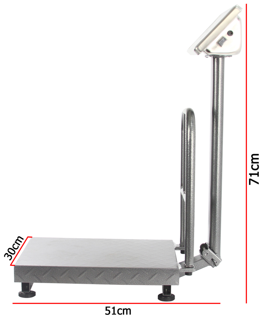 Mar-pol M90165 Můstková digitální elektronická váha LCD 150kg 51x71cm