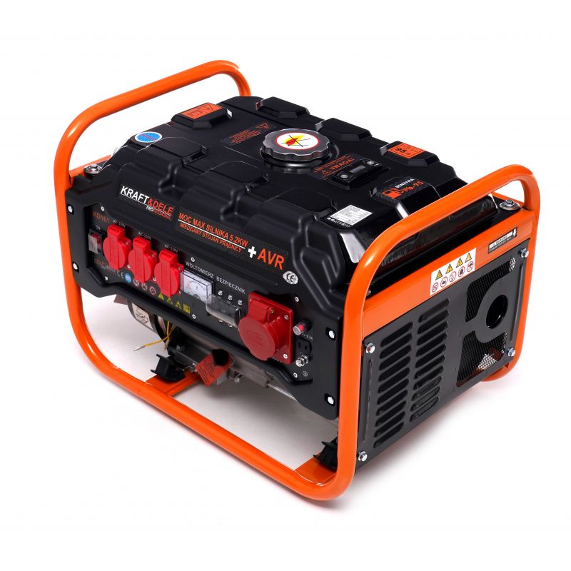 KRAFT&DELE KD161 ELEKTROCENTRÁLA GENERÁTOR PROUDU 12/230V/380V 3500W AVR