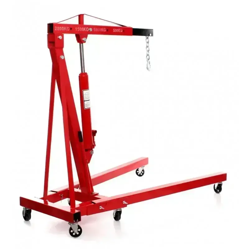 KRAFT&DELE KD320 2000kg Dílenský hydraulický jeřáb, zvedák, kladkostroj 2T