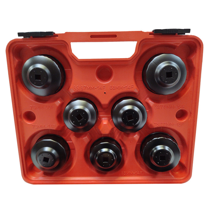 MAGMA 1075A Nástrčné hlavice klíče na olejový filtr výměna filtrů 1/2" 3/8" 