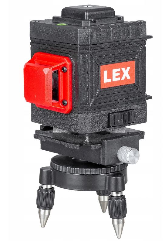 LEX LXNL3DG Laserova vodováha křížový laser měřidlo 3D 360 ° stativ