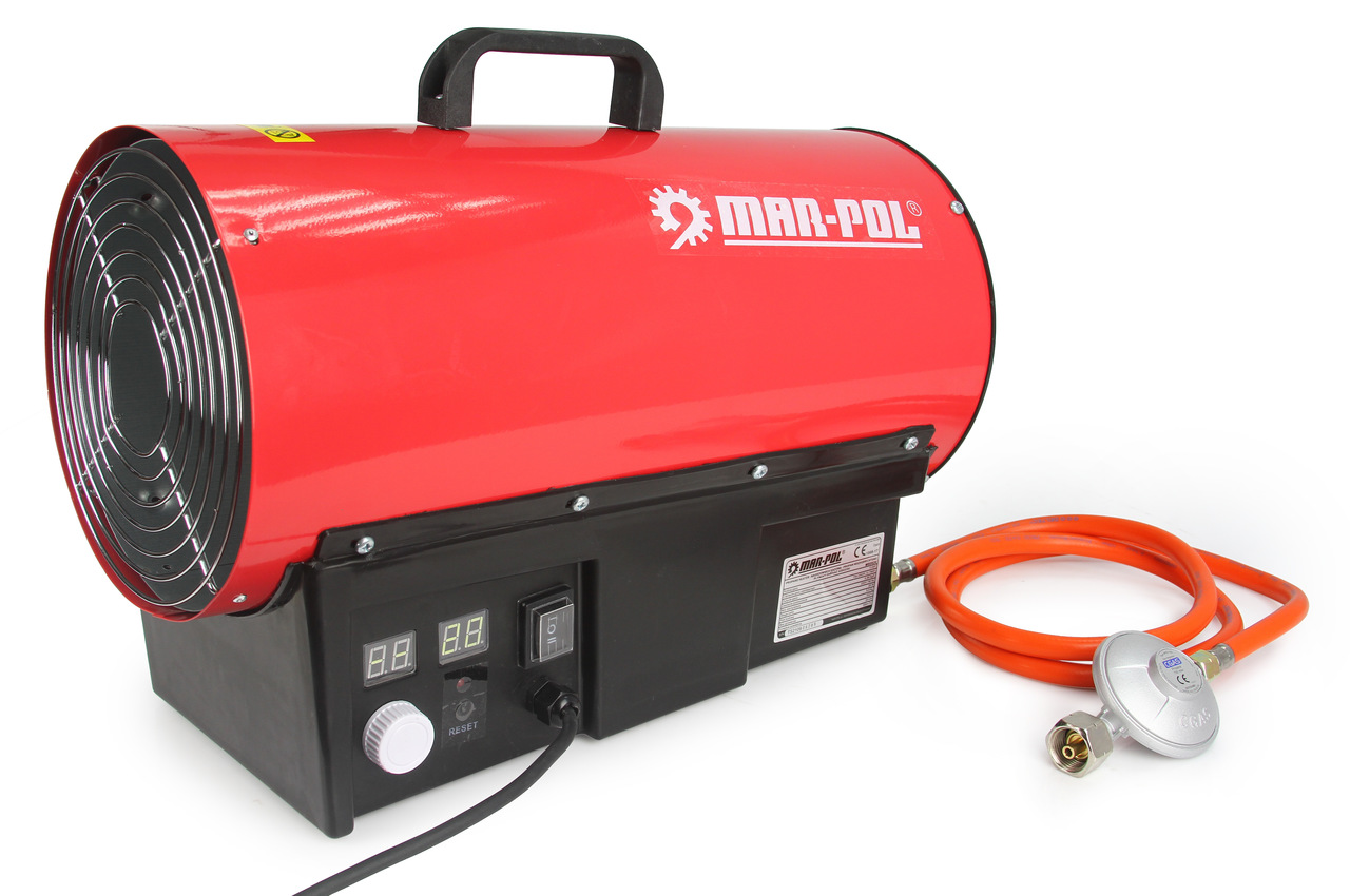 MAR-POL M80926 Plynový ohřívač vzduchu, topidlo 20KW LCD