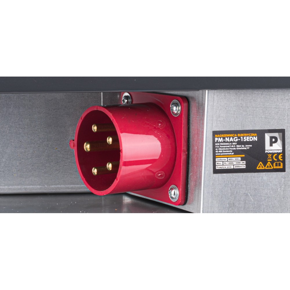 POWERMAT PM-NAG-15EDN Elektrický ohřívač topidlo 15kW