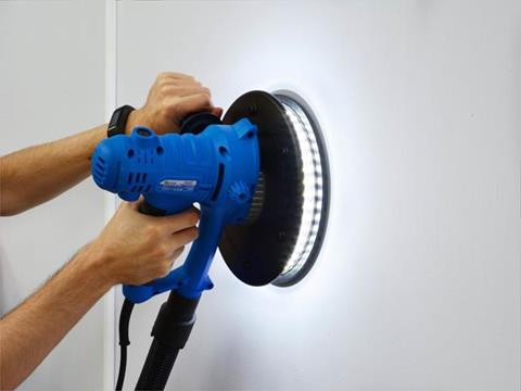 GEKO G80267 Elektrická brúska na sadrokartón stenu omietku 800W 190mm 2x LED
