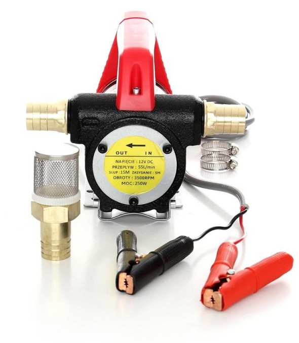 KRAFT&DELE KD1168 250W Čerpadlo, přečerpávačka na naftu, olej 12V 55l/min