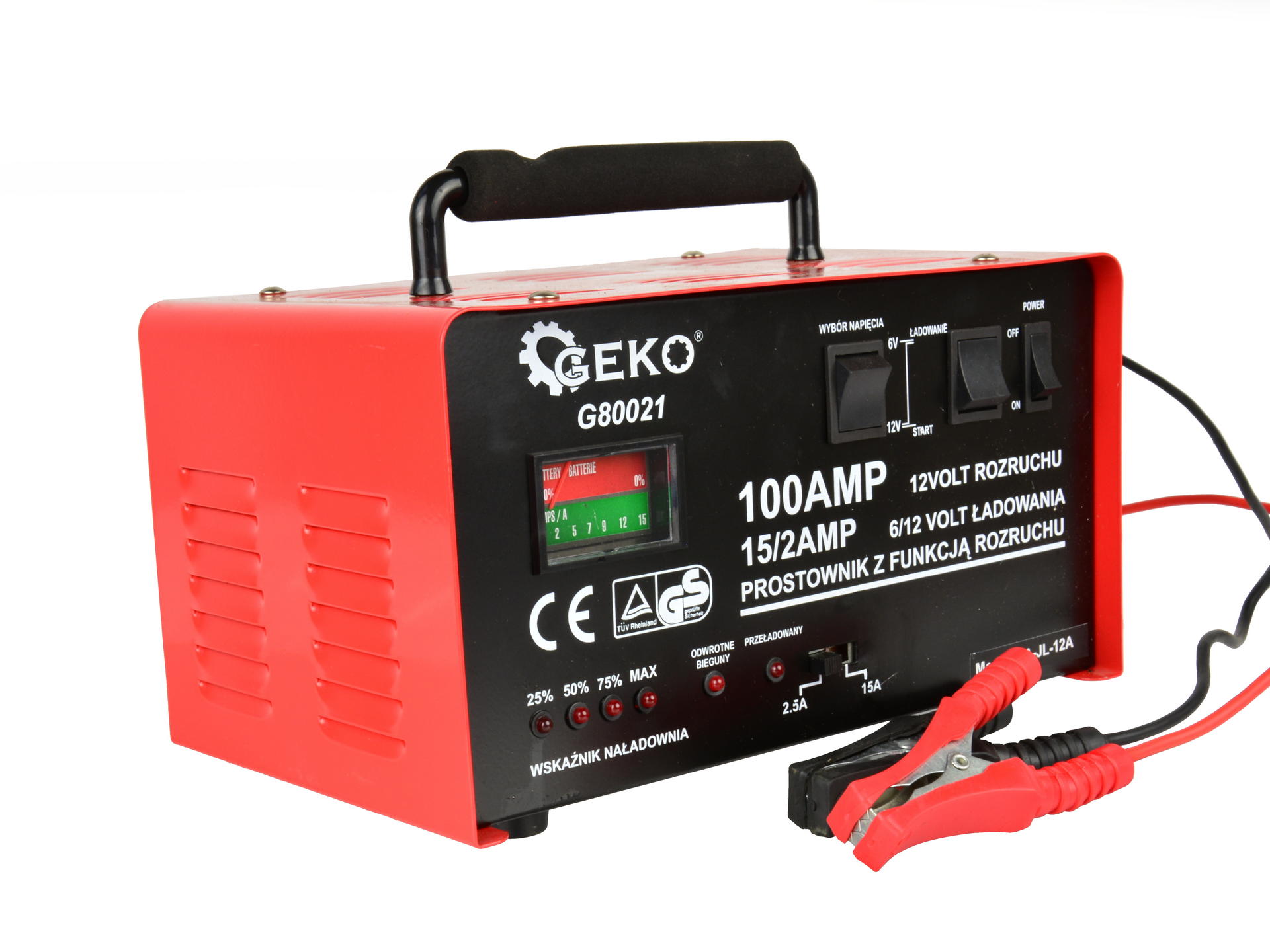 GEKO G80021 Nabíječka autobaterií se startem 6V 12V 100A