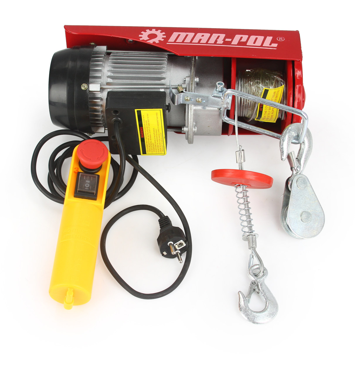 MAR-POL M80789 Elektrický lanový navijak 150/300kg 230V 550W