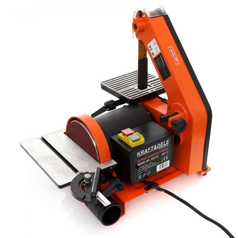 KRAFT&DELE KD1731 Elektrická stolní bruska pásová kotoučová broušení 230V 550W