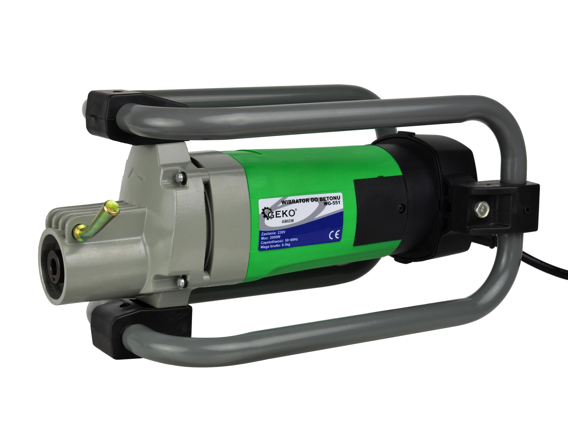 GEKO G80236 Ponorný vibrátor betonu, na beton WG-551 2000W + Hadice 6m