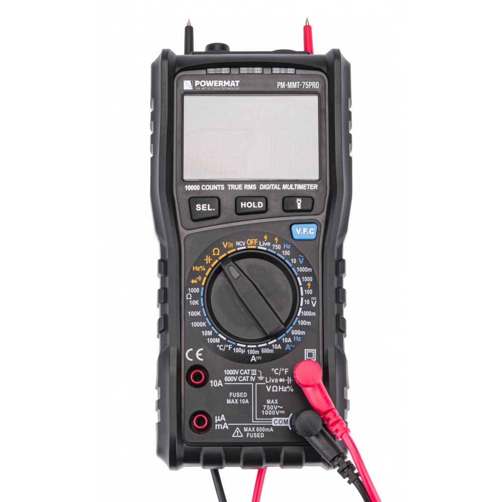 POWERMAT PM-MMT-75PRO Digitální multimetr elektronický 10A měřič měřidlo