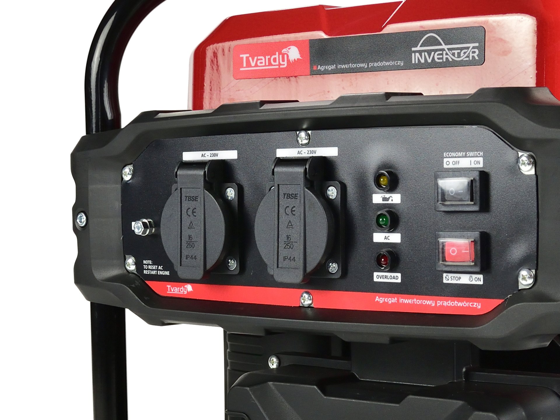 Tvardy T05010 INVERTOROVÁ ELEKTROCENTRÁLA GENERÁTOR PROUDU 3HP 2KW