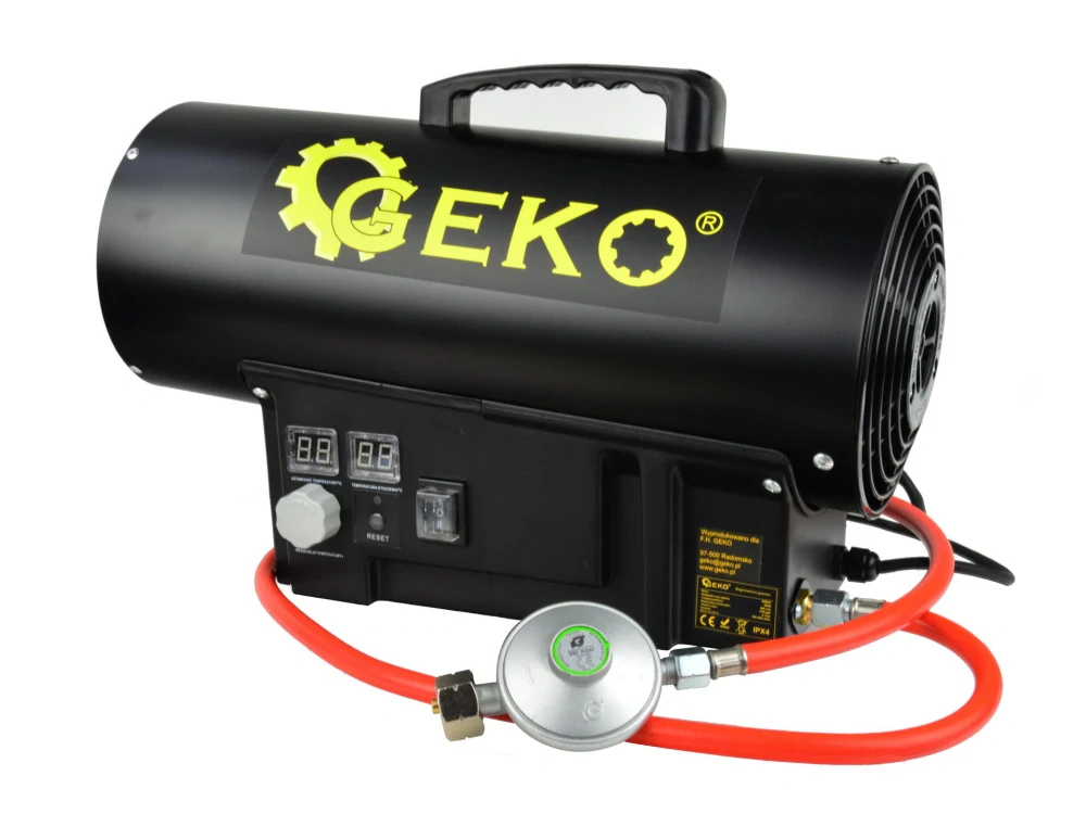 GEKO G80411 Plynový ohřívač vzduchu topidlo turbína 20kW