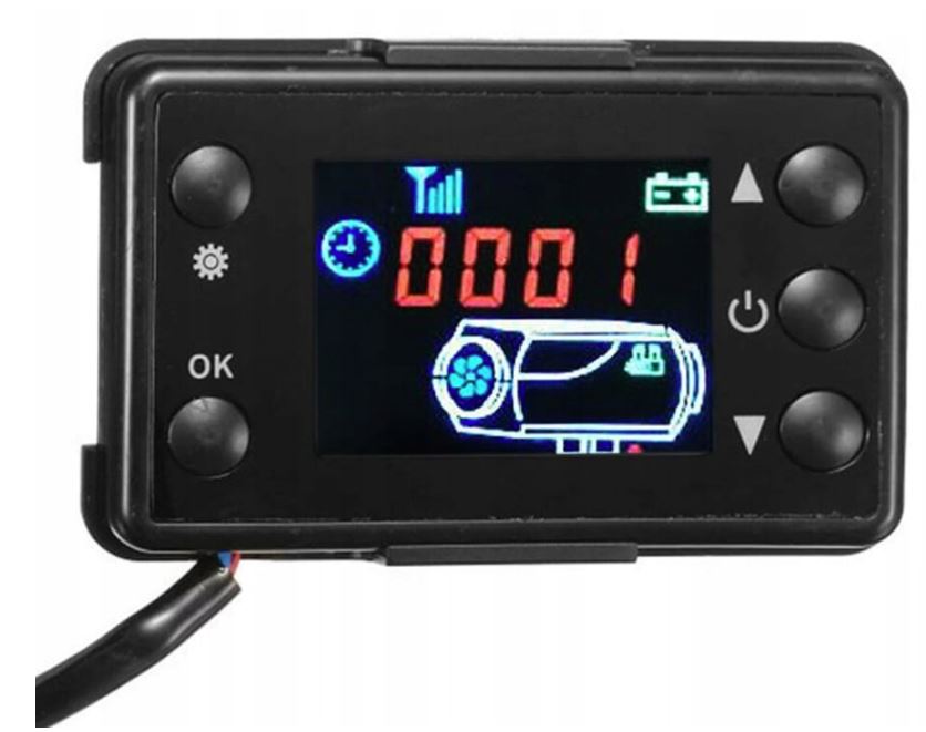 POWERMAT PM-AG-8M3 Naftový ohřívač vzduchu topidlo 8kW 24V 5L Webasto
