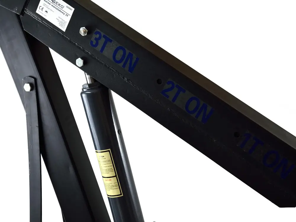 GEKO G02081 Dílenský hydraulický jeřábový kladkostroj 3t