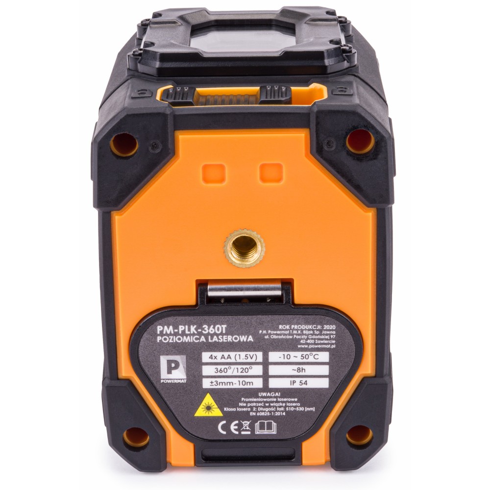 Powermat PM-PLK-360T Křížový měřič dálkoměr měřící laser 50m 360° + stativ a pouzdro
